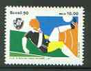 Brazil 1990 Football Clubs 10cz unmounted mint, SG 2408*, stamps on football, stamps on sport