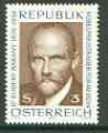 Austria 1976 Birth Centenary of Dr Robert Barany (Nobel Prize Winner for Medicine) unmounted mint SG 1756, Mi 1509*, stamps on , stamps on  stamps on personalities, stamps on nobel, stamps on medical