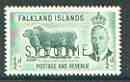 Falkland Islands 1952 Sheep KG6 1/2d green unmounted mint opt'd SPECIMEN in sans serif capitals (unrecorded so status uncertain), as SG 172