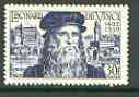 France 1952 Birth Anniversary of Leonardo da Vinci unmounted mint SG 1150*, stamps on personalities, stamps on arts, stamps on leonardo da vinci, stamps on renaissance