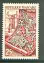 France 1953 Tapestry 25f (from National Industries set) unmounted mint SG 1166*, stamps on textiles, stamps on tapestry