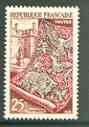 France 1953 Tapestry 25f (from National Industries set) unmounted mint SG 1166*, stamps on , stamps on  stamps on textiles, stamps on tapestry