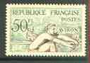 France 1953 Rowing 50f (from sports set) unmounted mint SG 1189*, stamps on sport, stamps on rowng