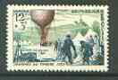 France 1955 Stamp Day (Mail Balloon) unmounted mint SG 1245*, stamps on postal, stamps on balloons, stamps on 