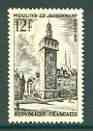 France 1955 The Jacqumart Bell Tower 12f unmounted mint, SG 1250*, stamps on , stamps on  stamps on bells, stamps on clocks, stamps on monuments