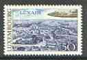 Luxembourg 1968 Tourism 50f unmounted mint, SG 828*, stamps on tourism, stamps on aviation, stamps on fokker