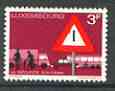 Luxembourg 1970 Road Safety unmounted mint SG 857*, stamps on , stamps on  stamps on roads, stamps on safety