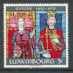 Luxembourg 1970 Centenary of Diocese (Stained glass window) unmounted mint SG 858*, stamps on religion, stamps on stained glass