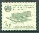 Luxembourg 1966 World Health Organisation unmounted mint, SG 778, stamps on united nations, stamps on  who , stamps on medical