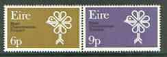 Ireland 1970 European Conservation Year set of 2 unmounted mint, SG 274-75*, stamps on europa