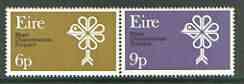 Ireland 1970 European Conservation Year set of 2 unmounted mint, SG 274-75*, stamps on , stamps on  stamps on europa