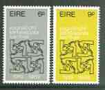 Ireland 1969 International Labour Organisation set of 2 unmounted mint, SG 269-70*, stamps on , stamps on  stamps on unions, stamps on  stamps on labour