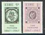 Ireland 1967 Birth Anniversary of Jonathan Swift set of 2 unmounted mint, SG 237-38*, stamps on literature