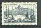 France 1955 Marseilles 8f (from views set) unmounted mint SG 1263, stamps on ships, stamps on tourism