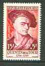 France 1957 National Relief Fund - Quentin de la Tour unmounted mint SG 1339, stamps on , stamps on  stamps on personalities, stamps on arts