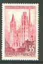 France 1957 Tourist Publicity - Rouen Cathedral 35f unmounted mint SG 1354, stamps on , stamps on  stamps on tourism, stamps on cathedrals