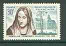 France 1959 Marceline Desbordes-Valmore (poetess) unmounted mint SG 1434*, stamps on personalities, stamps on literature, stamps on poetry