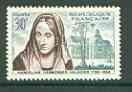 France 1959 Marceline Desbordes-Valmore (poetess) unmounted mint SG 1434*, stamps on , stamps on  stamps on personalities, stamps on literature, stamps on poetry