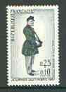 France 1967 Stamp Day (Postman) unmounted mint SG 1741*, stamps on , stamps on  stamps on postal, stamps on postman