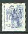 Germany - West Berlin 1969 At the Brandenburg Gate 50pf (from 19th Century Berliners set) unmounted mint SG B327*, stamps on monuments