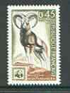 France 1969 Nature Conservation (Mouflon) unmounted mint SG 1847*, stamps on animals, stamps on  wwf , stamps on mouflon