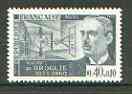 France 1970 Red Cross Fund - Maurice de Broglie (physicist) unmounted mint SG 1861*, stamps on personalities, stamps on science, stamps on physics, stamps on red cross