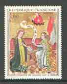 France 1970 French Art - Savoy Primitive Painting on Wood unmounted mint SG 1877*, stamps on arts
