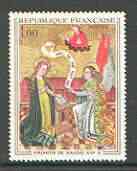 France 1970 French Art - Savoy Primitive Painting on Wood unmounted mint SG 1877*, stamps on arts
