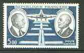 France 1970 Air Pioneers 5f (Daurat, Vanier & DC-4) unmounted mint SG 1890*, stamps on personalities, stamps on aviation, stamps on douglas, stamps on dc