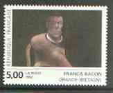 France 1992 Portrait of a Man by Francis Bacon (from Contemporary Art set) unmounted mint SG 3103*, stamps on arts