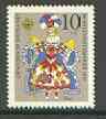 Germany - West 1970 Christmas (Angel) unmounted mint SG 1563*, stamps on , stamps on  stamps on christmas, stamps on angels