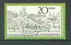 Germany - West 1970 Tourism (Cochem) unmounted mint SG 1558*, stamps on , stamps on  stamps on tourism, stamps on ships