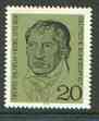 Germany - West 1970 GW Hegel (philosopher) 20pf (from Anniversaries set) unmounted mint, SG 1517*, stamps on personalities, stamps on philosophy