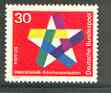 Germany - West 1969 50th Anniversary of ILO unmounted mint SG 1486*, stamps on , stamps on  stamps on labour