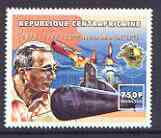 Central African Republic 1999 UPU 750f (Submarine) unmounted mint, stamps on upu, stamps on submarines, stamps on  upu , stamps on 