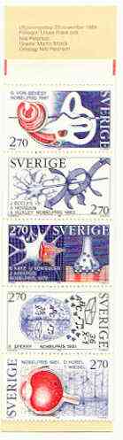 Booklet - Sweden 1984 Nobel Prize Winners for Medicine 113k50 booklet complete and pristine, SG SB377