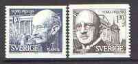 Sweden 1978 Nobel Prize Winners of 1918 set of 2 unmounted mint, SG 988-89, stamps on nobel, stamps on personalities, stamps on physics, stamps on chemistry