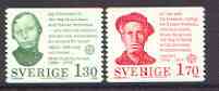 Sweden 1980 Europa set of 2 unmounted mint, SG 1040-41, stamps on europa