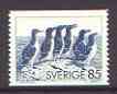 Sweden 1976 Guillemot & Razorbills 85� (ex coils) unmounted mint SG 878, stamps on birds, stamps on guillemots, stamps on razorbills