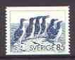 Sweden 1976 Guillemot & Razorbills 85š (ex coils) unmounted mint SG 878, stamps on , stamps on  stamps on birds, stamps on guillemots, stamps on razorbills