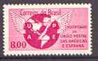 Brazil 1962 50th Anniversary of Postal Union unmounted mint, SG 1068, stamps on , stamps on  stamps on postal