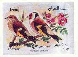 Iraq 2000 Birds imperf m/sheet unmounted mint, stamps on birds