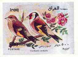 Iraq 2000 Birds imperf m/sheet unmounted mint, stamps on , stamps on  stamps on birds