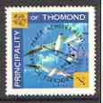 Thomond 1968 Sea Gulls 1s (Diamond shaped) optd Rockets towards Peace Achievement, unmounted mint*, stamps on birds, stamps on space, stamps on peace, stamps on rockets, stamps on gulls