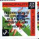 Thomond 1969 Hurling 3d (Diamond shaped) opt'd 'Investiture of Prince of Wales', unmounted mint*, stamps on , stamps on  stamps on sport, stamps on hurling, stamps on royalty, stamps on charles