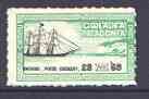 Cinderella - Wales 1965 undenominated label showing 3-masted ship inscribed Cwl'adfa Patagonia unmounted mint, stamps on cinderellas, stamps on ships