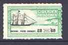 Cinderella - Wales 1965 undenominated label showing 3-masted ship inscribed Cwladfa Patagonia unmounted mint, stamps on cinderellas, stamps on ships