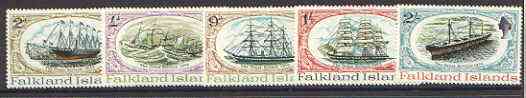 Falkland Islands 1970 SS Great Britain set of 5 unmounted mint, SG 258-62, stamps on , stamps on  stamps on ships