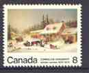 Canada 1972 Death Centenary of Cornelius Krieghoff (painter) ordinary unmounted mint, SG 749, stamps on arts, stamps on horses, stamps on dogs