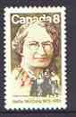 Canada 1973 Birth Centenary of Nellie McClung (feminist) unmounted mint SG 761, stamps on , stamps on  stamps on women